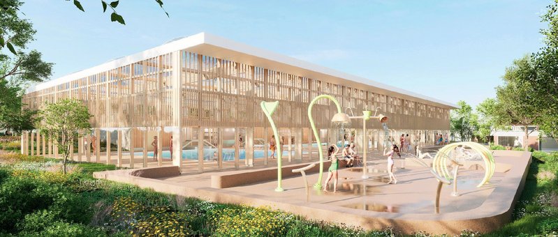 Vues non contractuelles réalisées dans le cadre du concours de maitrise d'oeuvre.